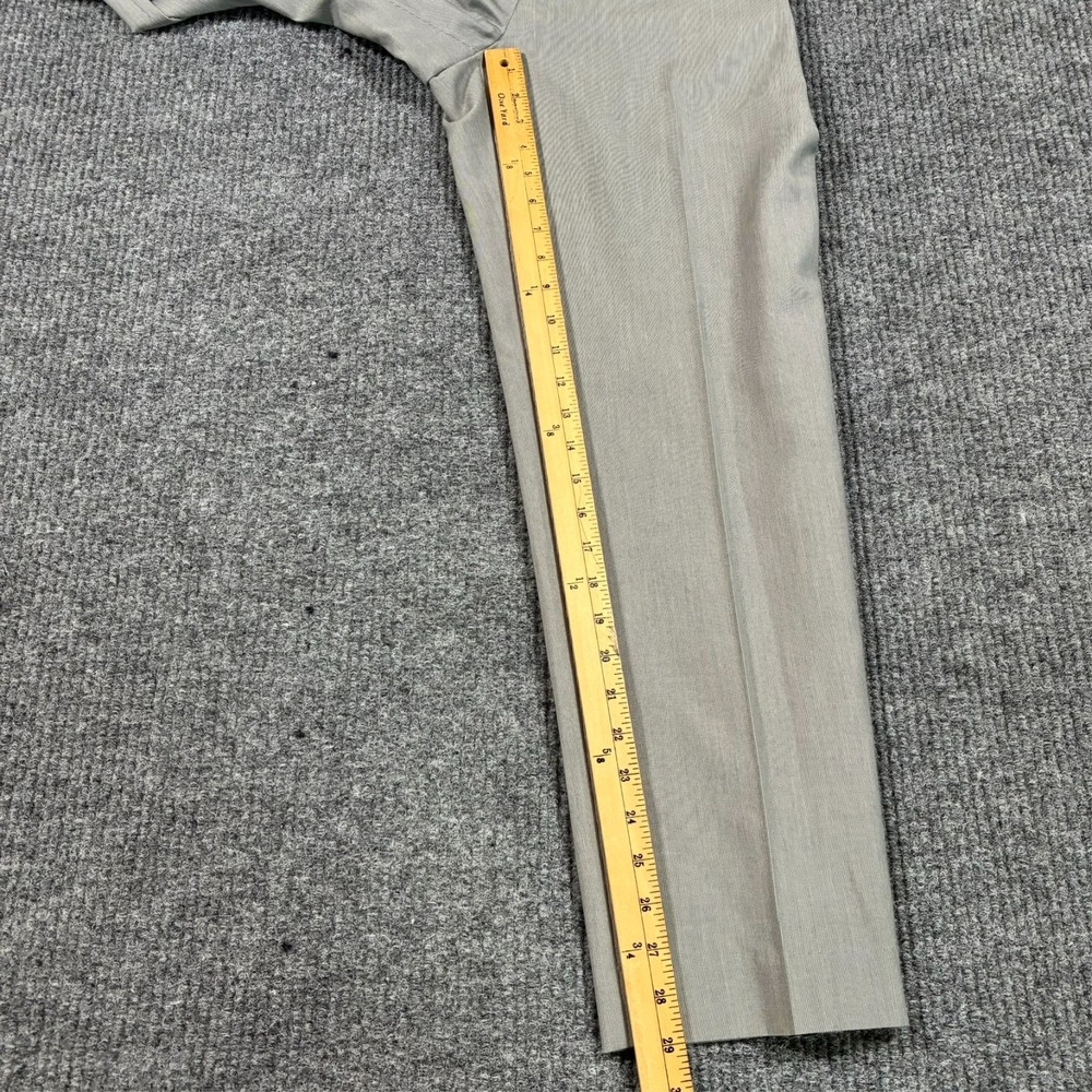 Ralph Lauren Mens Dress Pants Size 36x30 Gray‎ Washable Flat Front Mid Rise - Picture 5 of 8